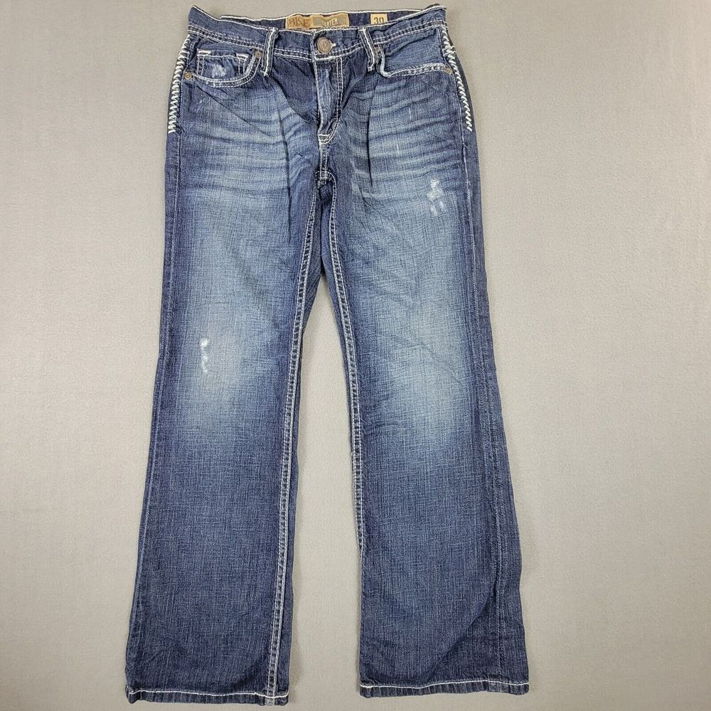 BKE Buckle Jeans Mens 30x30 Blue Carter Regular Fit Boot Cut 30x30 Medium Wash